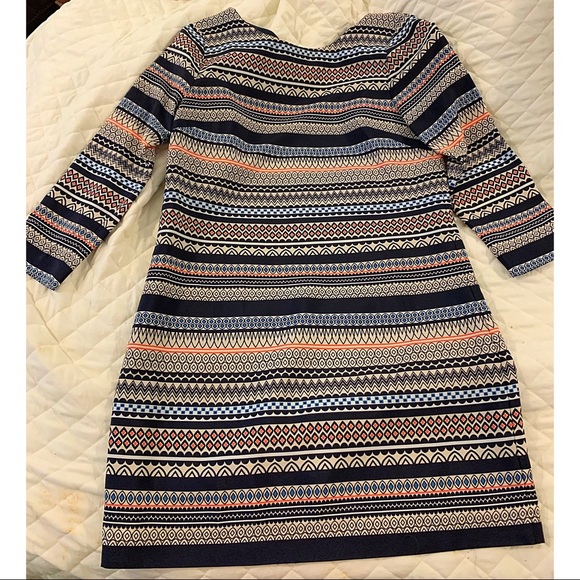 Patterned J. Crew Dress - Picture 1 of 7